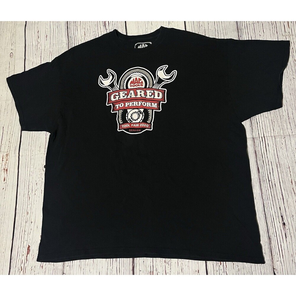Mac Tools Shirt Tool Fair 2020 Denver Geared To Perform Size 2XL Black